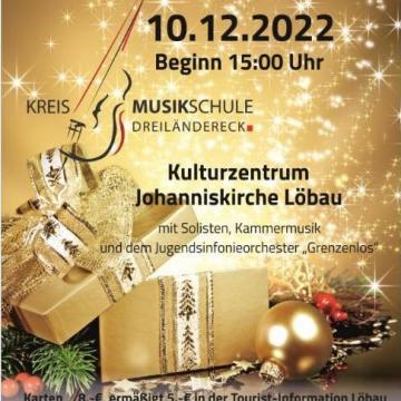 Weihnachtskonzert der Kreismusikschule Dreiländereck